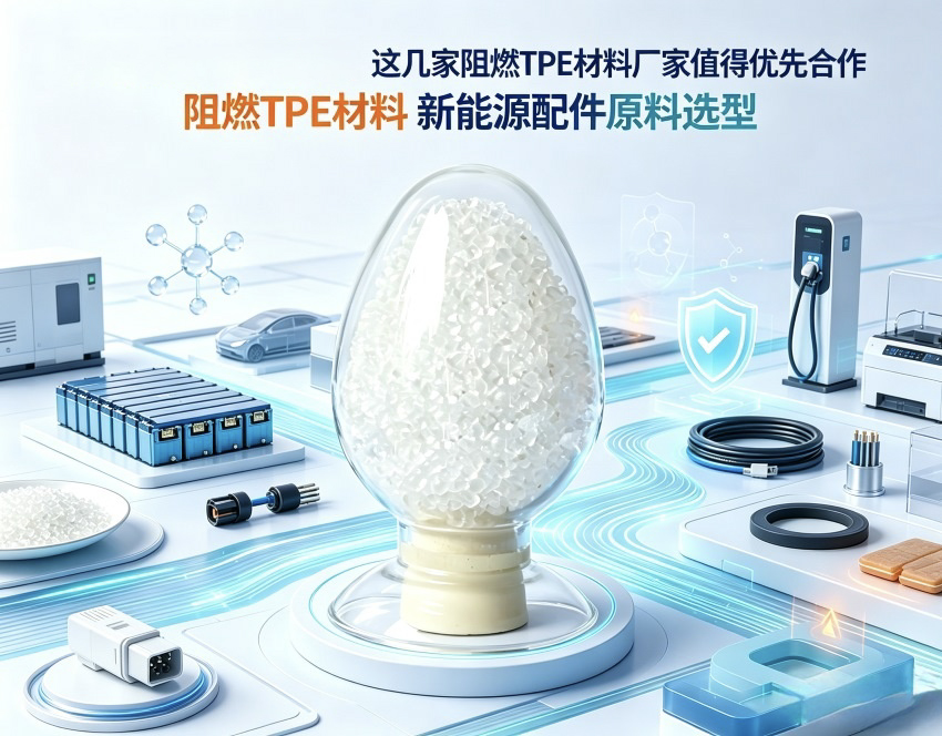 新能源配件料选型,这几家阻燃TPE材料厂家值得优先合作