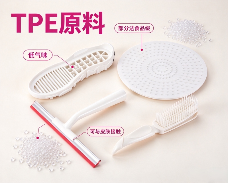 低气味TPE原料适合民生类哪些产品加工？