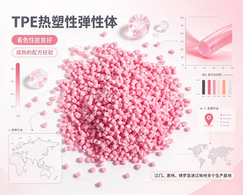 色彩随心调：TPE热塑性弹性体优异着色性能带来的产品价值