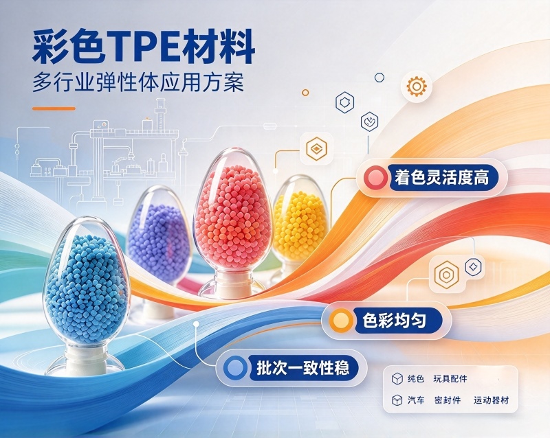 彩色TPE原料有哪些优势？弹性体多色制品怎么选料